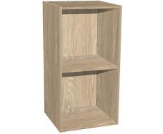Alsapan Alsakaz - Estantería modulable (2 Cubos, 34,9 x 33,7 x 68,8 cm)