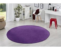 Hanse Home Fancy - Alfombra (Polipropileno, 133 cm), Color Morado