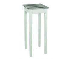 Haku Möbel 51146 mesa auxiliar 43 x 30 x 42 cm, blanco / pino maritimo