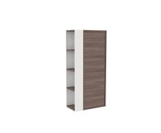 bath+ b-Smart - Armario Estante Lateral 46x25x100cm Fresno Blanco