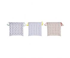 DKD Home Decor Cojín para sillas, Estándar
