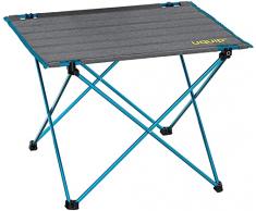 Uquip Liberty - Mesa Plegable con Carga hasta 30 kg - Tamaño Compacto y Ligero - Gris