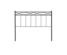 Cama express Cabecero de Forja 556, Color Negro, Medida: 105 cm
