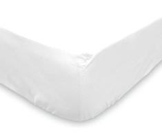 Soleil docre Funda de colchón, Algodón, Blanco, 140 X 200 cm