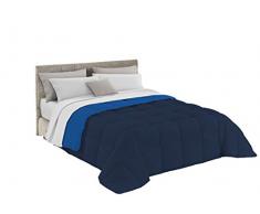 Italian Bed Linen T Scuro/BLU royal-1P Edredón de Invierno, Microfibra, Oscuro Royal, 170x260cm