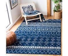 Safavieh Zion TUL229N-5 - Alfombra de Polipropileno Tejida (160 x 230 cm), Color Azul Marino