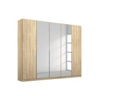 Rauch Armario de Puertas giratorias de Madera de Roble Sonoma, 54 x 226 x 210 cm