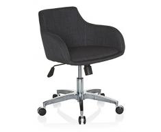 HJH Office Shape Silla de Oficina, Tela, Gris (Grey), 49x60x99 cm
