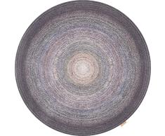 Agnella Diamond Aiko - Alfombra de Suelo 100% Lana de Nueva Zelanda, Tejida con tecnología Wilton, Alfombra de salón, Moderna, Vintage, Retro, 170 x 170 x 1,70 cm, Brezo