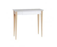 Ragaba MIMO Schreibtische 65 Mesa de Escritorio, Madera, Blanco, 65 cm