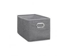 Five Caja de Almacenamiento Gris Claro Jaspeado 15 x 31 x 15 cm, Polipropileno, cm