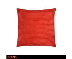 Cojín 45 x 45 cm 4 colores + acolchado 480 G (rojo)