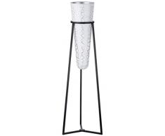 Gilde Jarrón, Vidrio Metal, Höhe 102 cm