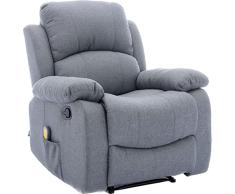 Astan Hogar Sillón Relax con Reclinación Manual (Sistema Pared Cero), Masaje Y Termoterapia, Modelo Ramón AH-AR30900GR