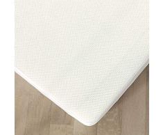 Cándido Penalba DH 3D Protector de Colchón, Poliéster, Blanco, 120 x 60 x 15 cm