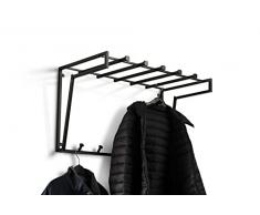 M2 Kollektion Vigo 2 Perchero, Metal, Negro, 79x45x40