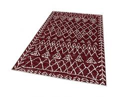 Alfombra de poliester estampada 80 x 120cm modelo BattleField rojo