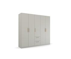 Rauch Möbel Skandi by QUADRA SPIN Gabinete de Puerta giratoria, Madera de ingeniería, Gris, 226x210x54