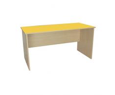 Mobeduc Profesor de Escritorio, Madera, Amarillo, 150 x 75 x 70 cm