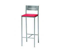 ASTIMESA Taburete Alto de Cocina 70 cms Polipiel Rojo