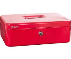 Rieffel VT-GK 3 Caja portallaves y Organizador Acero Rojo - Armario para Llaves (Acero, Rojo, Llave)
