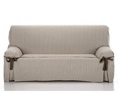 Martina Home Milan Funda Sofá Lazos, Lino, 4 plazas
