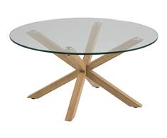 Amazon Brand - Movian Zala - Mesa de centro, 82 x 82 x 40 cm (largo x ancho x alto), marrón