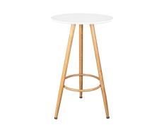 Zons mesa alta bar D60 CM, H 103 cm) color blanco