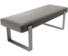 Vant Tapizado Cuarto Cama Banco - Sala & Salón Otomano - 158 kg Peso Capacidad (Terciopelo Gótico Gris)
