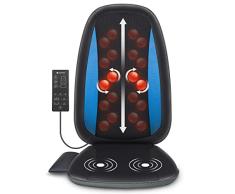 Comfier Respaldo de Masaje Shiatsu con Calor, Masajeador Cojín de Asiento con Vibración, Masaje Profundo para Toda la Espalda, Cintura, Caderas y Muslos en Casa, Oficina, Regalo Ideal…
