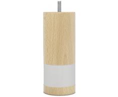 La fabrique de Patas am20170114 Juego de 4 Patas de Cama de Madera Barnizado Claro 15 x 6 x 6 cm