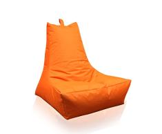 MESANA S 1010709 - Sillón Tipo puf (100 x 90 x 80 cm), Color Naranja