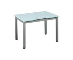 SHIITO | Modelo Leeds - Mesa de Cocina Extensible | Color Gris - 100 (170) x 70 x 75 cm | Diseño Minimalista y versatilidad práctica para tu hogar