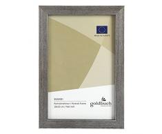 Goldbuch Skandi (10 x 15 cm, Madera auténtica, con Soporte para Pared, Marco de Fotos Plateado), Plata