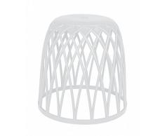 Wenko Omio Taburete De Baño, Blanco, 43.5 x 43.5 x 4.3 cm