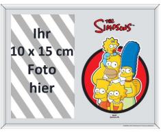 Empire 541987 - Espejo con impresión y marco de fotos (22,8 x 17,8 cm), diseño de Los Simpson