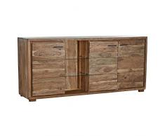 DKD Home Decor Aparador, Acacia Wood, Marrón, Estándar