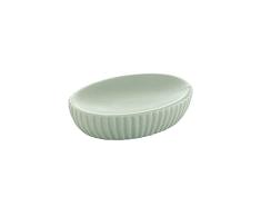 Gedy G-Marika, jabonera Verde Menta, componentes Fabricados en cerámica, Medidas 3 x 12 x 8,3 cm y Peso 0,315 kg, diseño R&S, 2 años de garantía, Talla única