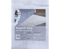 andiamo Tope Base Antideslizante para alfombras, Poliéster, Blanco, 120 x 180 cm, 2 Unidades