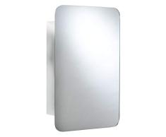 Croydex Medway Puerta Corredera Armario, Acero Inoxidable, Plata, 500 x 380 x 110 mm