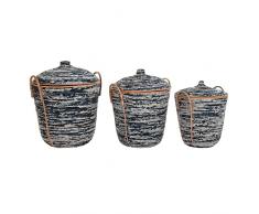 DKD Home Decor Juego de cestas, Estándar
