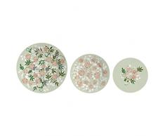 DKD Home Decor Set de Platos, Estándar