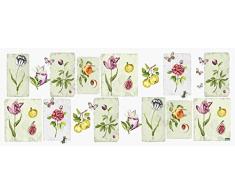 Vilber Gran Chef Labels Alfombra, Vinilo, Multicolor, 50x120x0.2cm