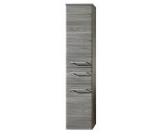 Pelipal 916.013057 Armario Midi, Madera de ingeniería, Sangallo Gris Horizontal, 142/30/33 cm