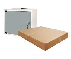 Link LK1909U40E Armario Rack de 19 Pulgadas desmontado con 9 Unidades de Pared para Redes (460 x 540 x 400 mm), Color Gris