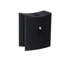 Sedus Taburete Plegable, Fieltro Pet, Antracita, Faltbar