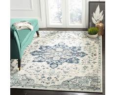 Safavieh ABT141 - Alfombra Rectangular para Interiores (122 x 183 cm), Color Gris y Negro