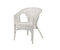 Adda Home Sillón, Ratan, Blanco, 63X57X74 CM