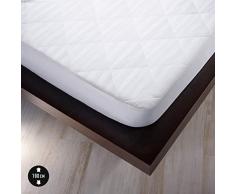 Sancarlos - Protector colchon Reversible Conforts para cama de 90 cm, color blanco