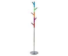 Premier Housewares - Perchero de pie de Cromo con Barras acrílicas